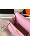 Hermes Kelly 25cm Sellier Bag In Mauve Sylvestre Epsom Leather  Replica