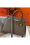 Hermes Kelly 25cm Sellier Bag In Taupe Epsom Leather  Replica