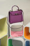 Hermes Kelly 25cm Tote Bag Togo Leather K2138 Purple  Replica