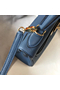 Hermes Kelly 28cm Bag In Blue Agate Clemence Leather GHW  Replica