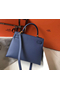 Hermes Kelly 28cm Bag In Blue Agate Epsom Leather GHW  Replica