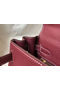 Hermes Kelly 28cm Bag In Bordeaxu Clemence Leather GHW  Replica