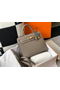 Hermes Kelly 28cm Bag In Gris Asphalt Epsom Leather GHW  Replica