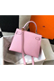 Hermes Kelly 28cm Bag In Mauve Sylvestre Epsom Leather GHW  Replica