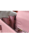 Hermes Kelly 28cm Bag In Pink Clemence Leather GHW  Replica