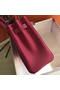 Hermes Kelly 28cm Bag In Rose Red Clemence Leather PHW  Replica