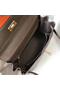 Hermes Kelly 28cm Bag In Taupe Grey Clemence Leather GHW  Replica