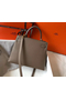 Hermes Kelly 28cm Bag In Taupe Grey Epsom Leather GHW  Replica