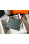 Hermes Kelly 28cm Bag In Vert Amande Clemence Leather GHW  Replica