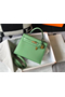 Hermes Kelly 28cm Bag In Vert Criquet Epsom Leather GHW  Replica