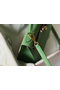 Hermes Kelly 28cm Bag In Vert Criquet Epsom Leather GHW  Replica