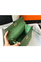 Hermes Kelly 28cm Bag In Vert Criquet Epsom Leather GHW  Replica