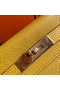 Hermes Kelly 28cm Bag In Yellow Clemence Leather GHW  Replica