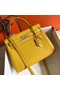 Hermes Kelly 28cm Bag In Yellow Clemence Leather GHW  Replica
