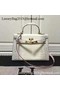 Hermes Kelly 28cm Shoulder Bag Croco Leather K28 OffWhite  Replica