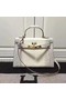 Hermes Kelly 28cm Shoulder Bag Croco Leather K28 OffWhite  Replica