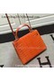 Hermes Kelly 28cm Shoulder Bag Croco Leather K28 Orange  Replica