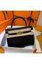 Hermes Kelly 28cm Shoulder Bags Epsom Leather KL28 Black  Replica
