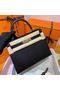 Hermes Kelly 28cm Shoulder Bags Epsom Leather KL28 Black  Replica