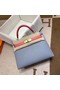 Hermes Kelly 28cm Shoulder Bags Epsom Leather KL28 blue&Pink  Replica