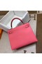 Hermes Kelly 28cm Shoulder Bags Epsom Leather KL28 pink  Replica