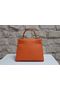 Hermes Kelly 28cm Shoulder Bags espom leather orange  Replica
