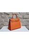 Hermes Kelly 28cm Shoulder Bags espom leather orange  Replica