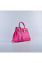 Hermes Kelly 28cm Shoulder Bags Peach Grainy Leather Gold  Replica