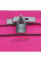 Hermes Kelly 28cm Shoulder Bags Peach Grainy Leather Silver  Replica