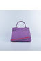 Hermes Kelly 28cm Shoulder Bags Purple Grainy Leather Gold  Replica