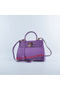 Hermes Kelly 28cm Shoulder Bags Purple Grainy Leather Gold  Replica