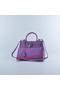 Hermes Kelly 28cm Shoulder Bags Purple Grainy Leather Silver  Replica