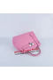 Hermes Kelly 28cm Shoulder Bags Sakura Grainy Leather Silver  Replica