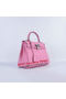 Hermes Kelly 28cm Shoulder Bags Sakura Grainy Leather Silver  Replica