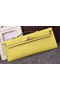 Hermes Kelly 31cm Clutch Epsom Leather KL31 Yellow  Replica