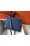 Hermes Kelly 32cm Bag In Blue Agate Epsom Leather GHW  Replica