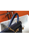Hermes Kelly 32cm Bag In Blue Agate Epsom Leather GHW  Replica