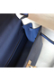Hermes Kelly 32cm Bag In Blue Agate Epsom Leather GHW  Replica