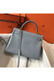 Hermes Kelly 32cm Bag In Blue Lin Clemence Leather GHW  Replica