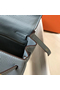 Hermes Kelly 32cm Bag In Blue Lin Clemence Leather GHW  Replica