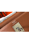 Hermes Kelly 32cm Bag In Gold Clemence Leather PHW  Replica