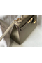 Hermes Kelly 32cm Bag In Gris Tourterelle Epsom Leather GHW  Replica
