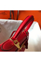 Hermes Kelly 32cm Bag In Red Clemence Leather GHW  Replica
