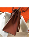 Hermes Kelly 32cm Bag In Toile Canvas With Barenia Leather  Replica