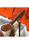 Hermes Kelly 32cm Bag In Toile Canvas With Barenia Leather  Replica