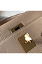 Hermes Kelly 32cm Bag In Trench Clemence Leather GHW  Replica