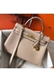 Hermes Kelly 32cm Bag In Trench Clemence Leather GHW  Replica