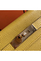 Hermes Kelly 32cm Bag In Yellow Clemence Leather GHW  Replica