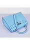 Hermes Kelly 32cm Bags Togo Leather Light Blue  Replica