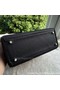Hermes Kelly 32cm Shoulder Bag Black Calfskin Leather K32CL Silver  Replica